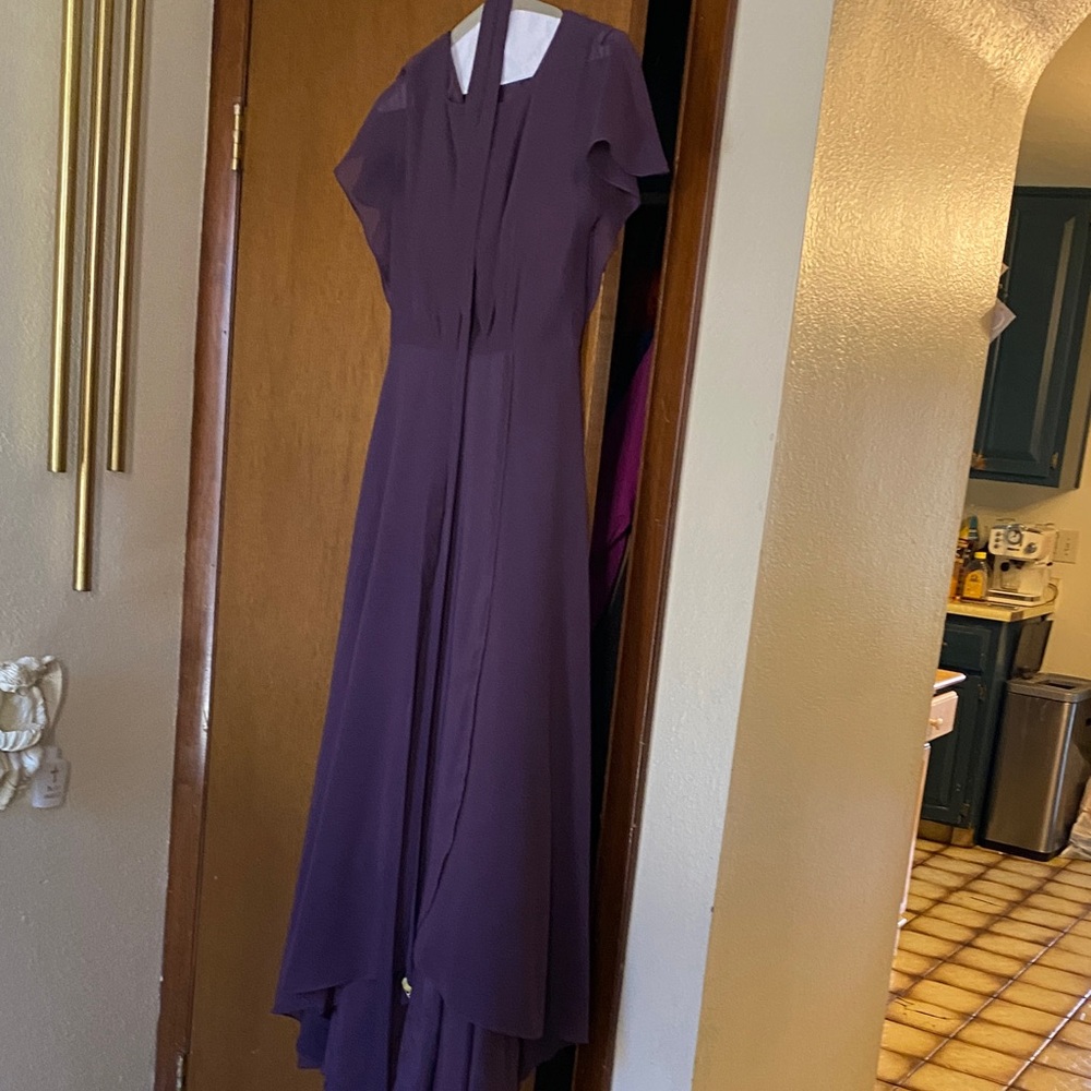 JJs House High Low Dress in Deep Purple